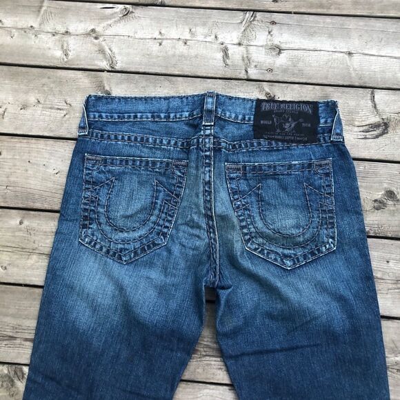 Vintage True Religion Jeans Size 36 BOBBY SUPER T Blue - Picture 6 of 9